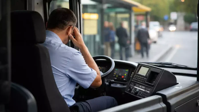 Conductor de autobús interurbano despedido