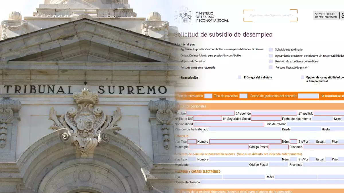 Sentencia del Tribunal Supremo sobre el subsidio por desempleo