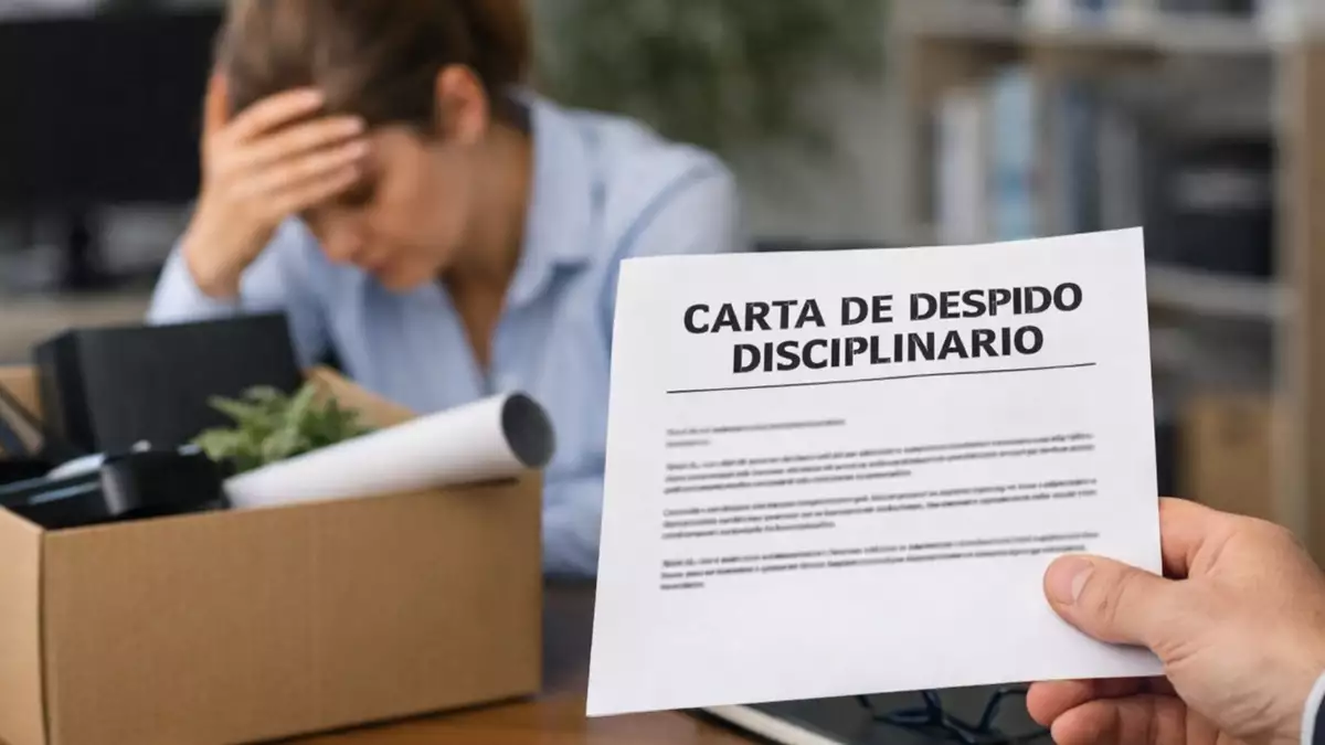 Trabajadora recibe carta de despido disciplinario tras una práctica tolerada por la empresa