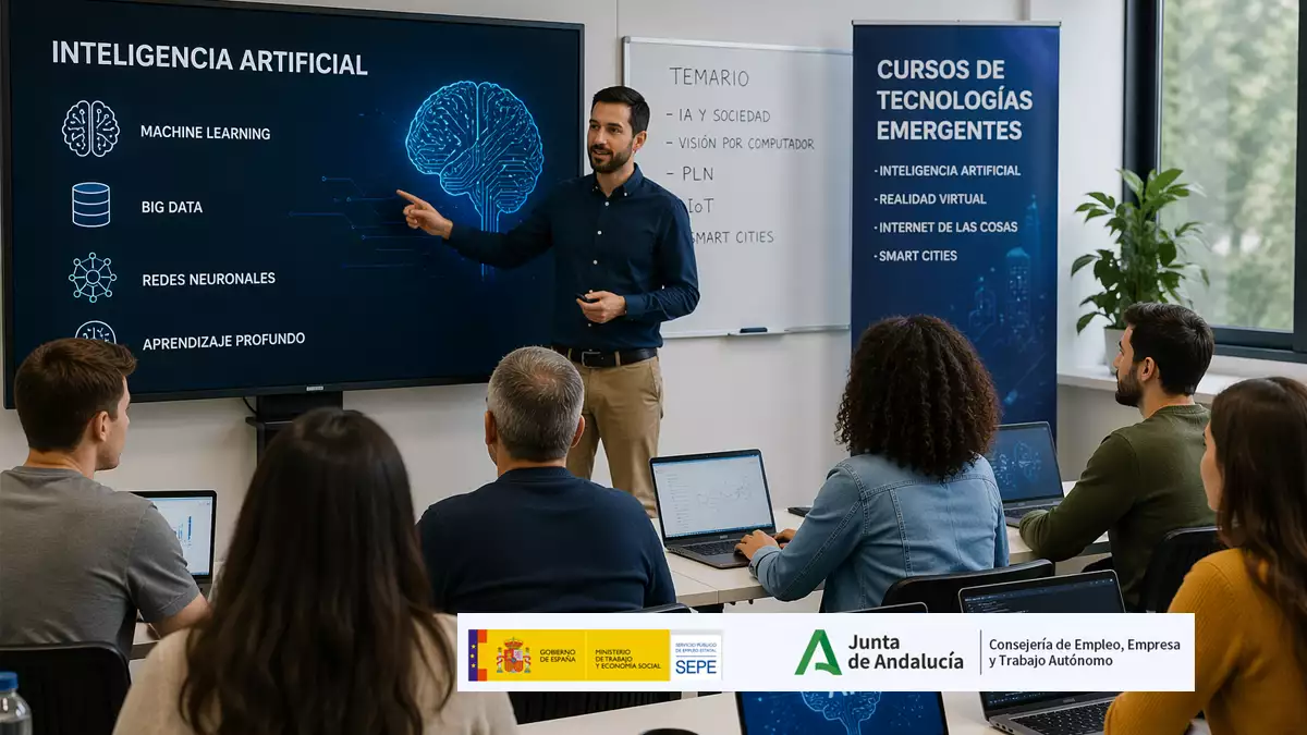 Cursos gratis sobre IA de la Junta de Andalucía