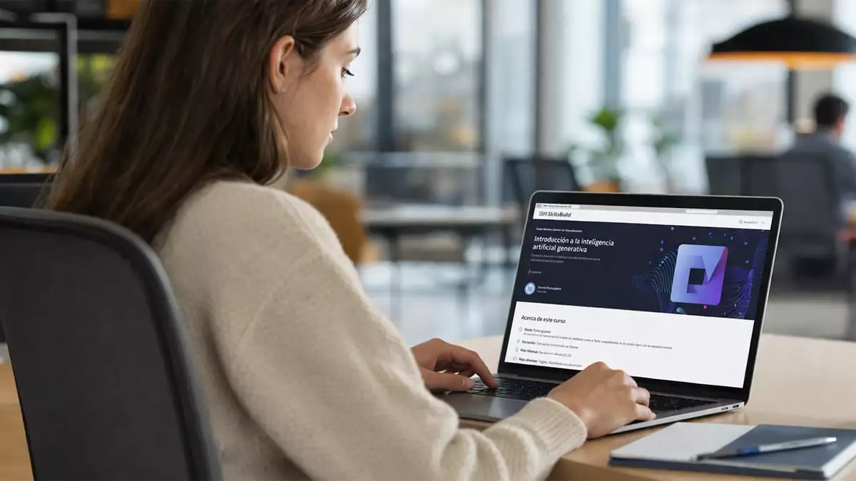 Curso gratis de Inteligencia Artificial generativa
