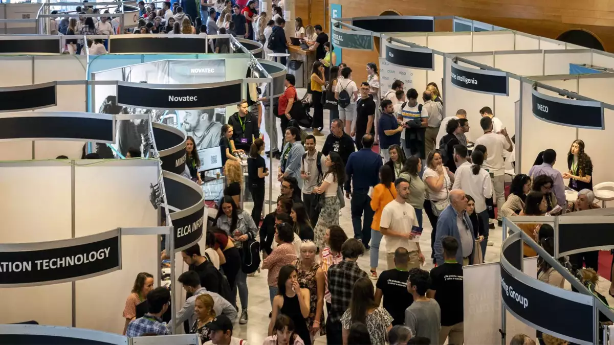 Edición anterior de la Feria Internacional de Empleo de Granada