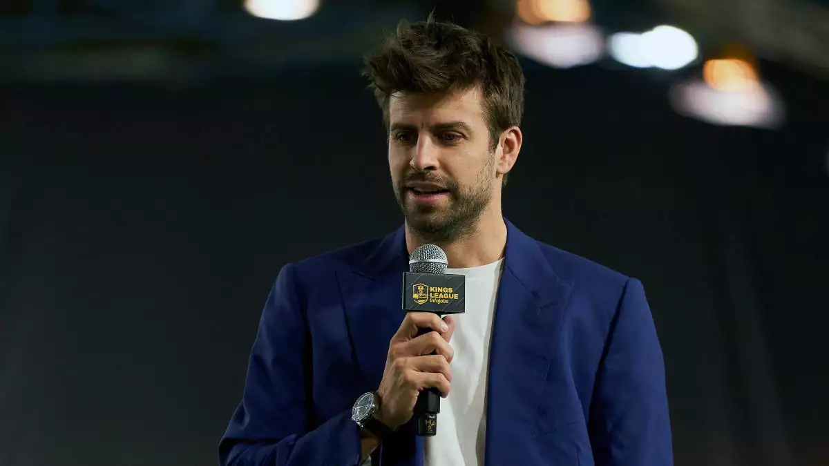 Gerard Piqué en un evento de la Kings League