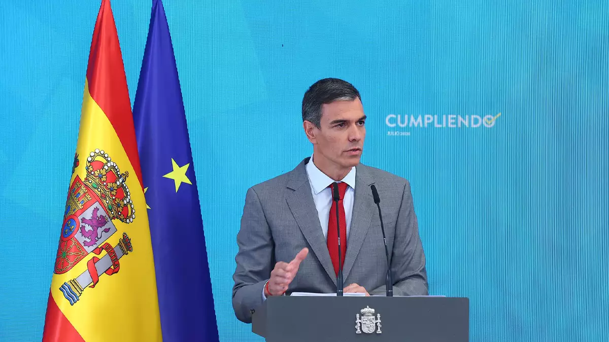 El presidente del Gobierno, Pedro Sánchez, presenta el balance del curso político
