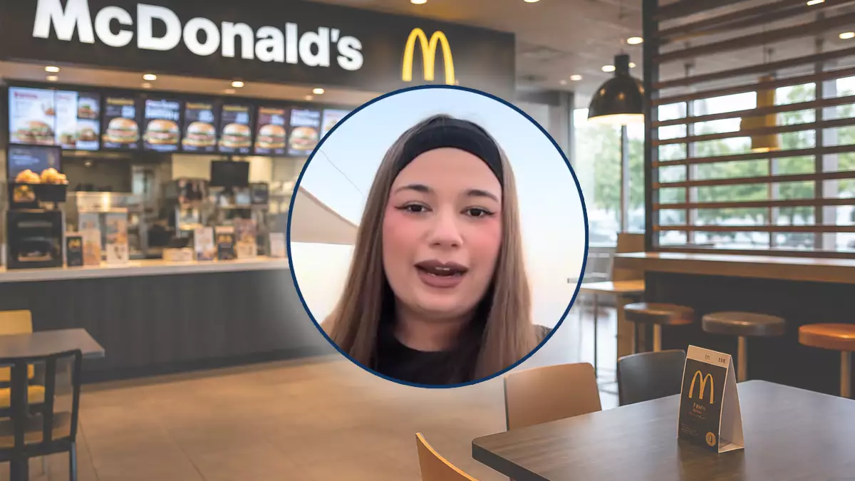 Paula Jurado contando su experiencia en McDonald's